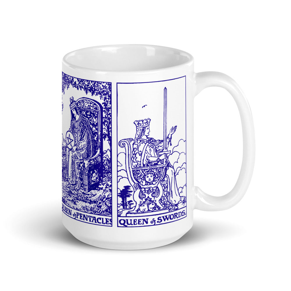 Queen Tarot Cards 15 oz Coffee Mug