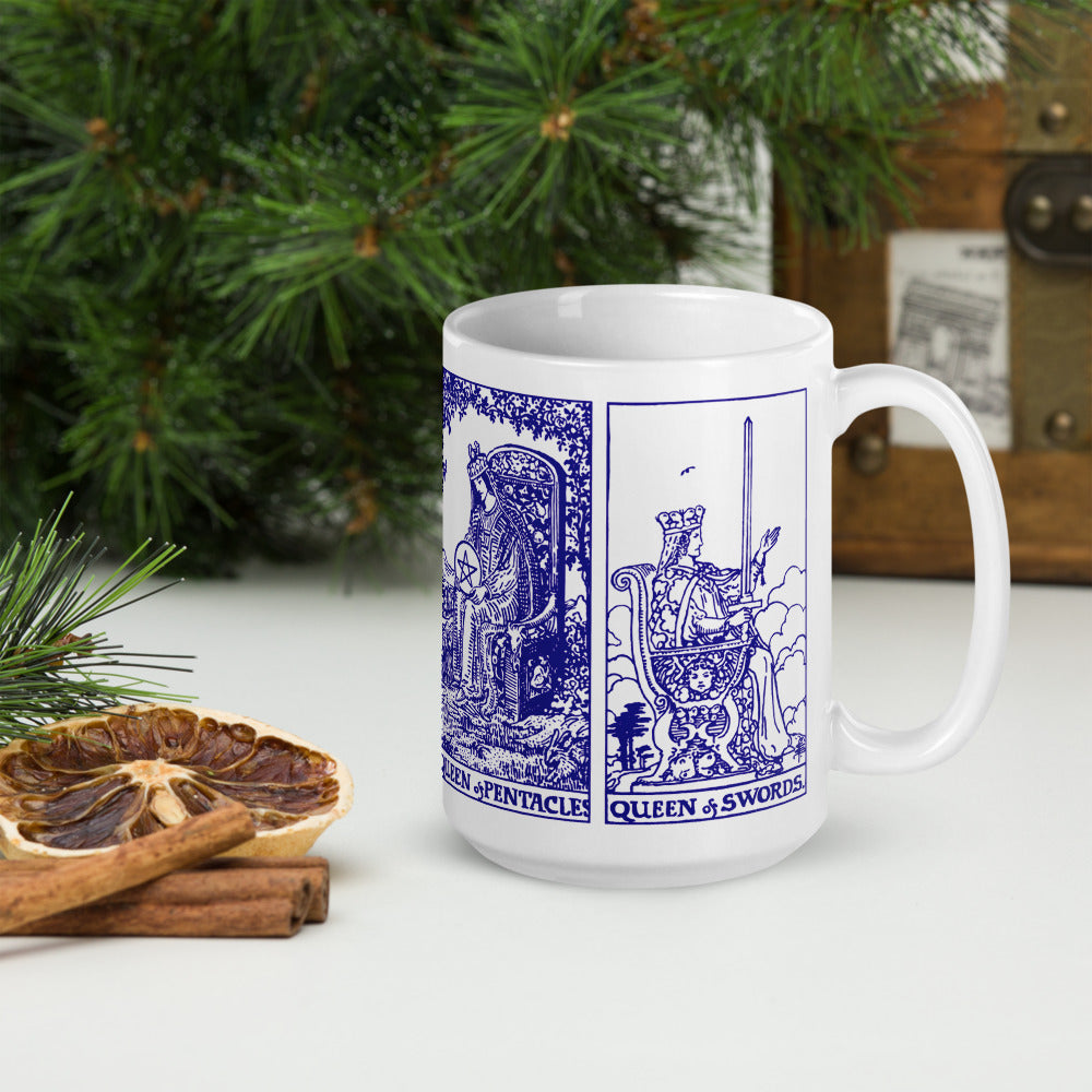 Queen Tarot Cards 15 oz Coffee Mug