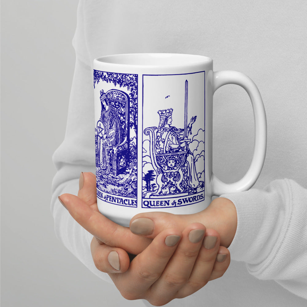Queen Tarot Cards 15 oz Coffee Mug