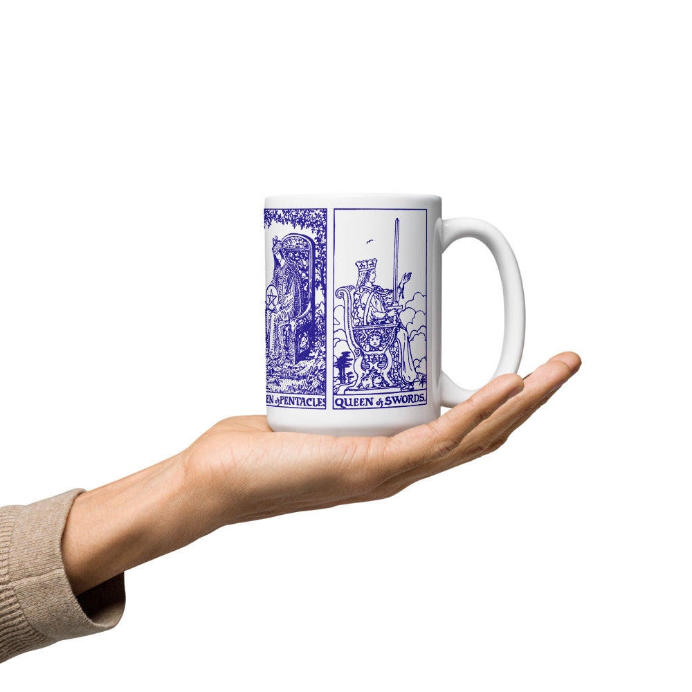 Queen Tarot Cards 15 oz Coffee Mug