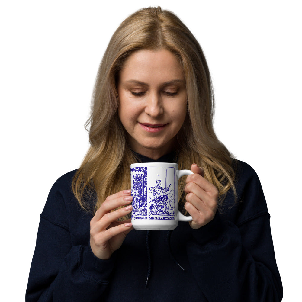 Queen Tarot Cards 15 oz Coffee Mug