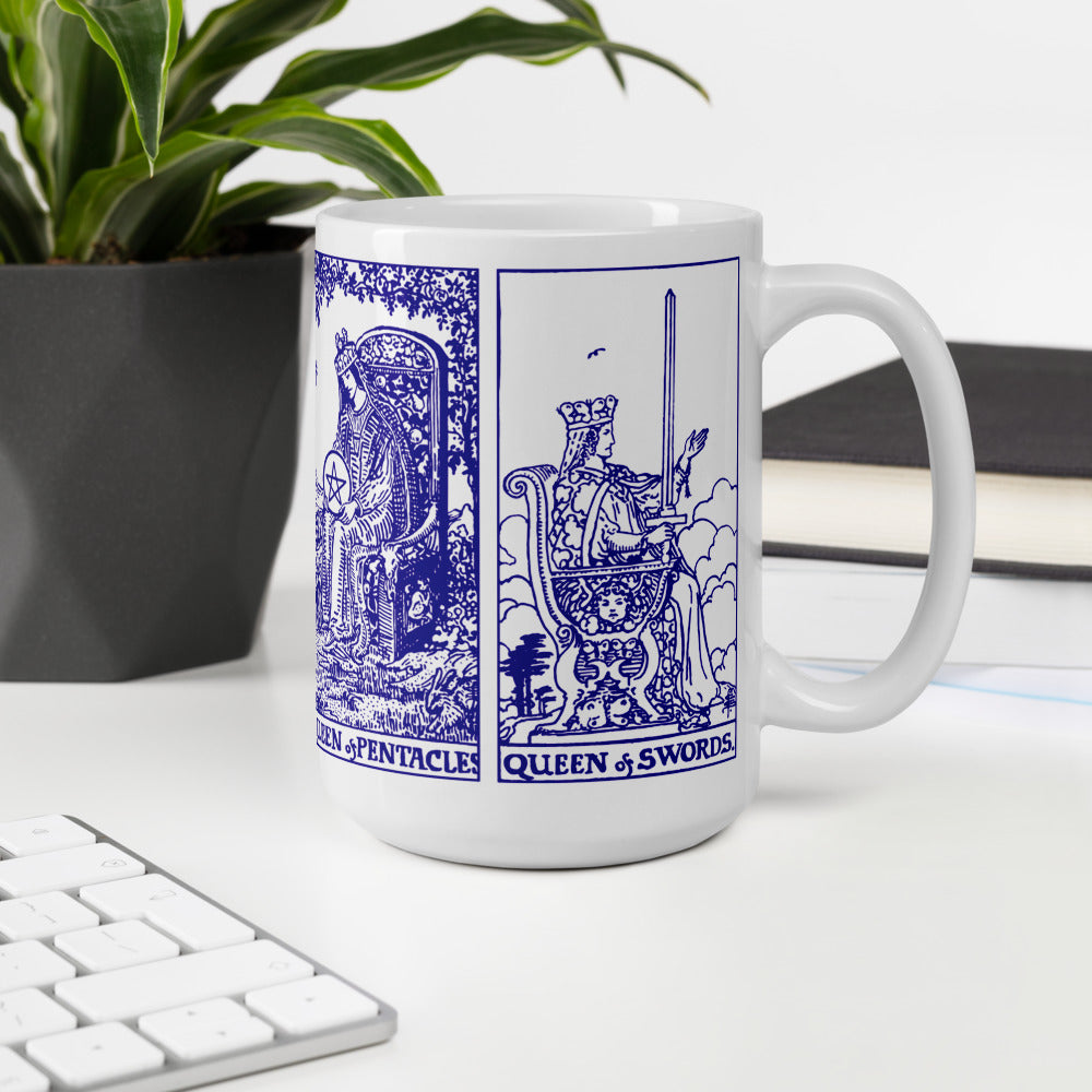 Queen Tarot Cards 15 oz Coffee Mug