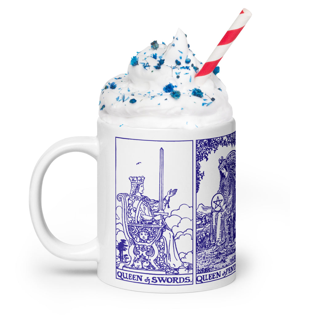 The Queens Tarot Cards 20 oz Coffee Mug