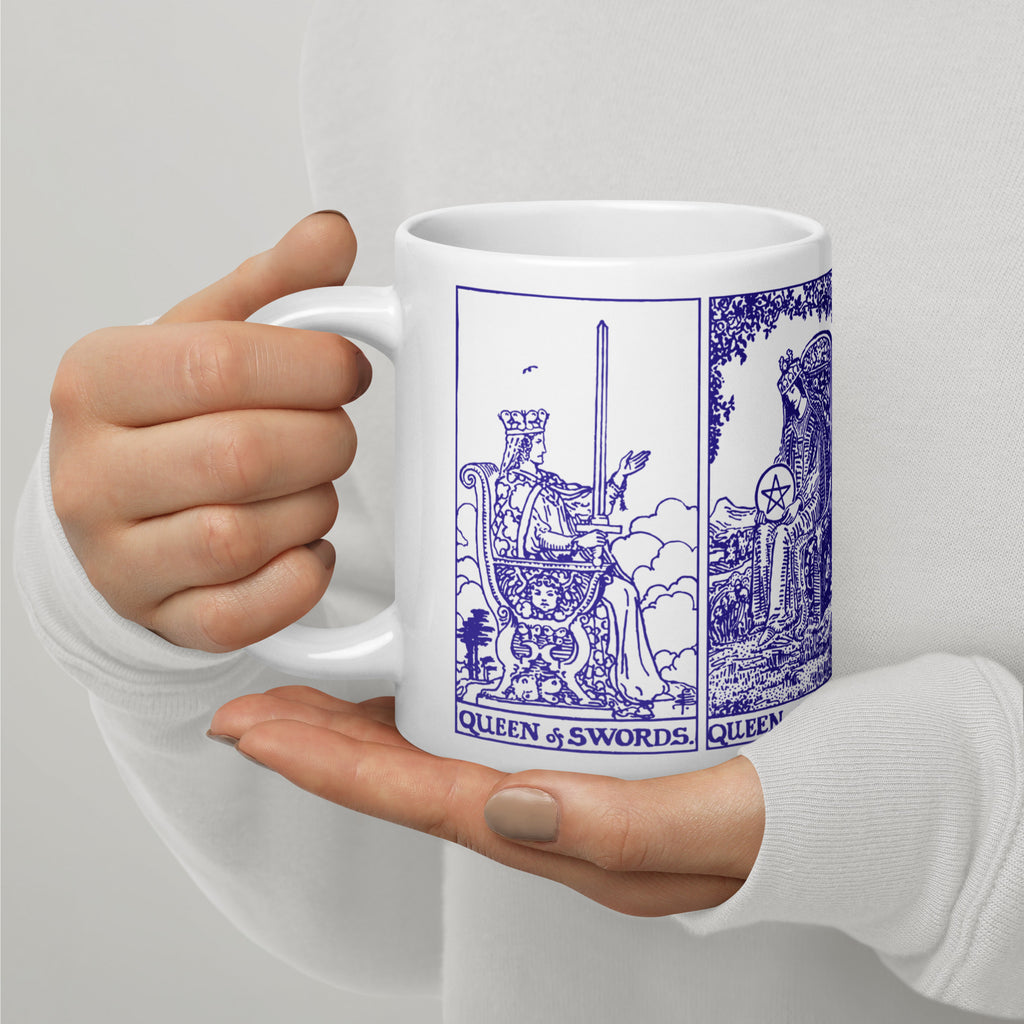 The Queens Tarot Cards 20 oz Coffee Mug