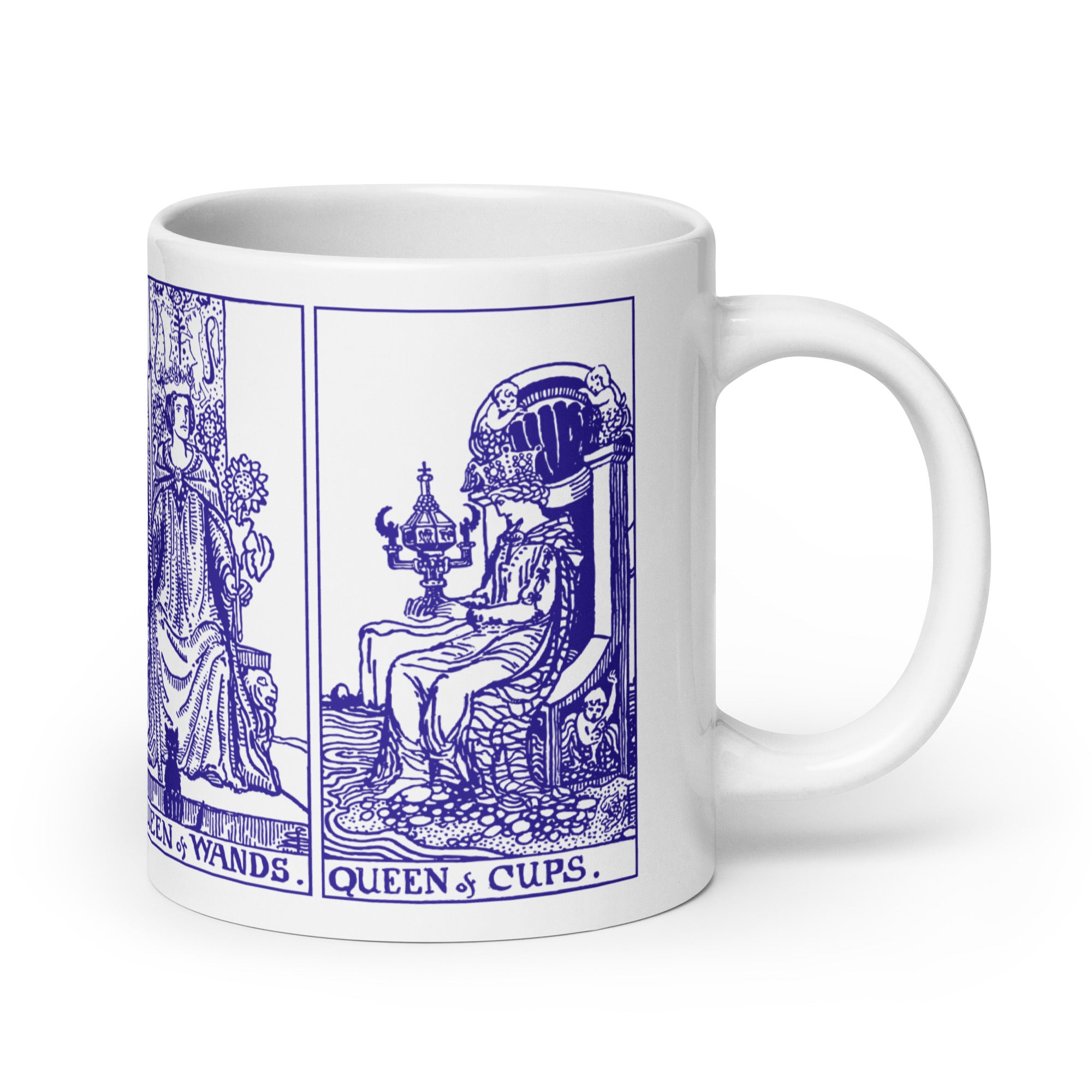 The Queens Tarot Cards 20 oz Coffee Mug