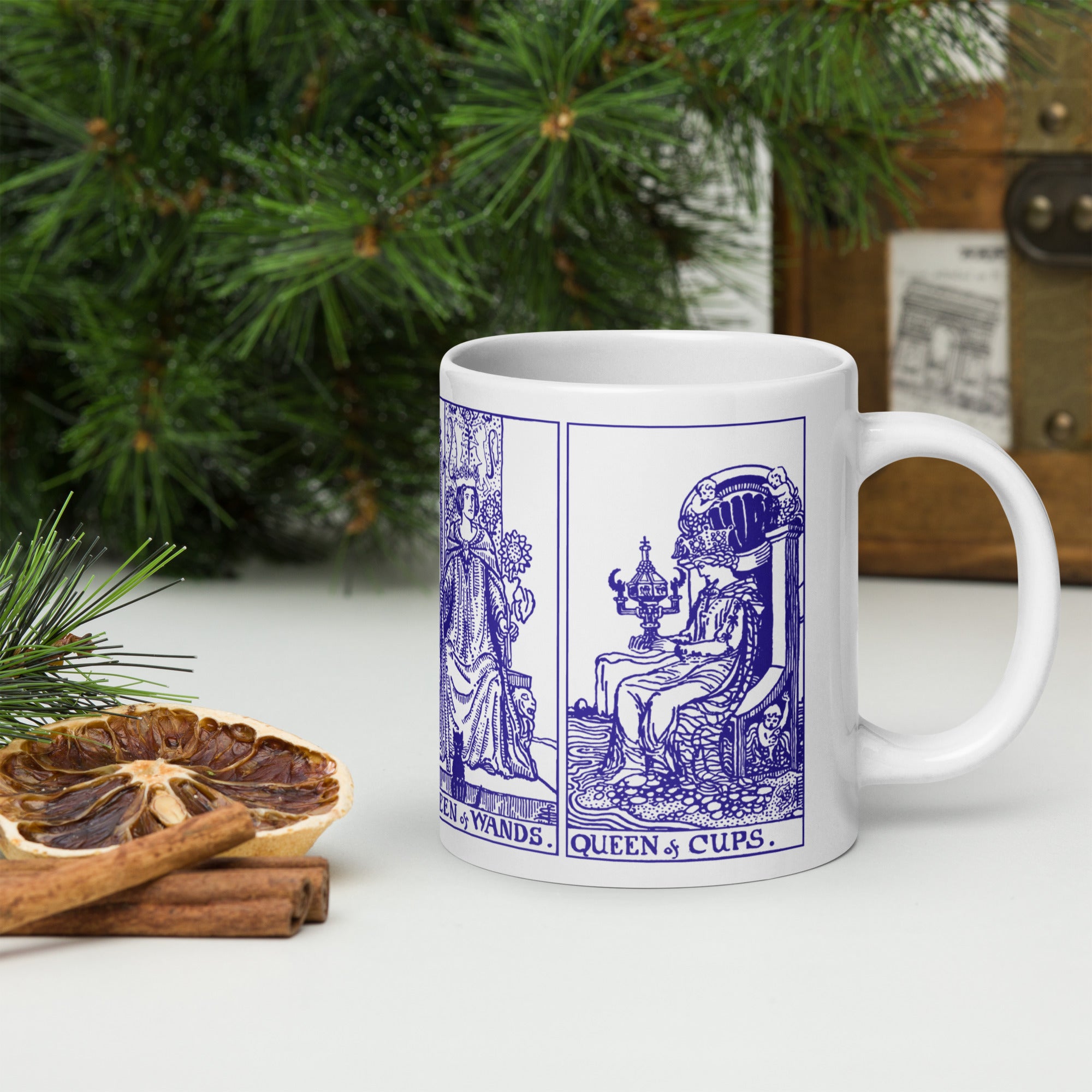 The Queens Tarot Cards 20 oz Coffee Mug