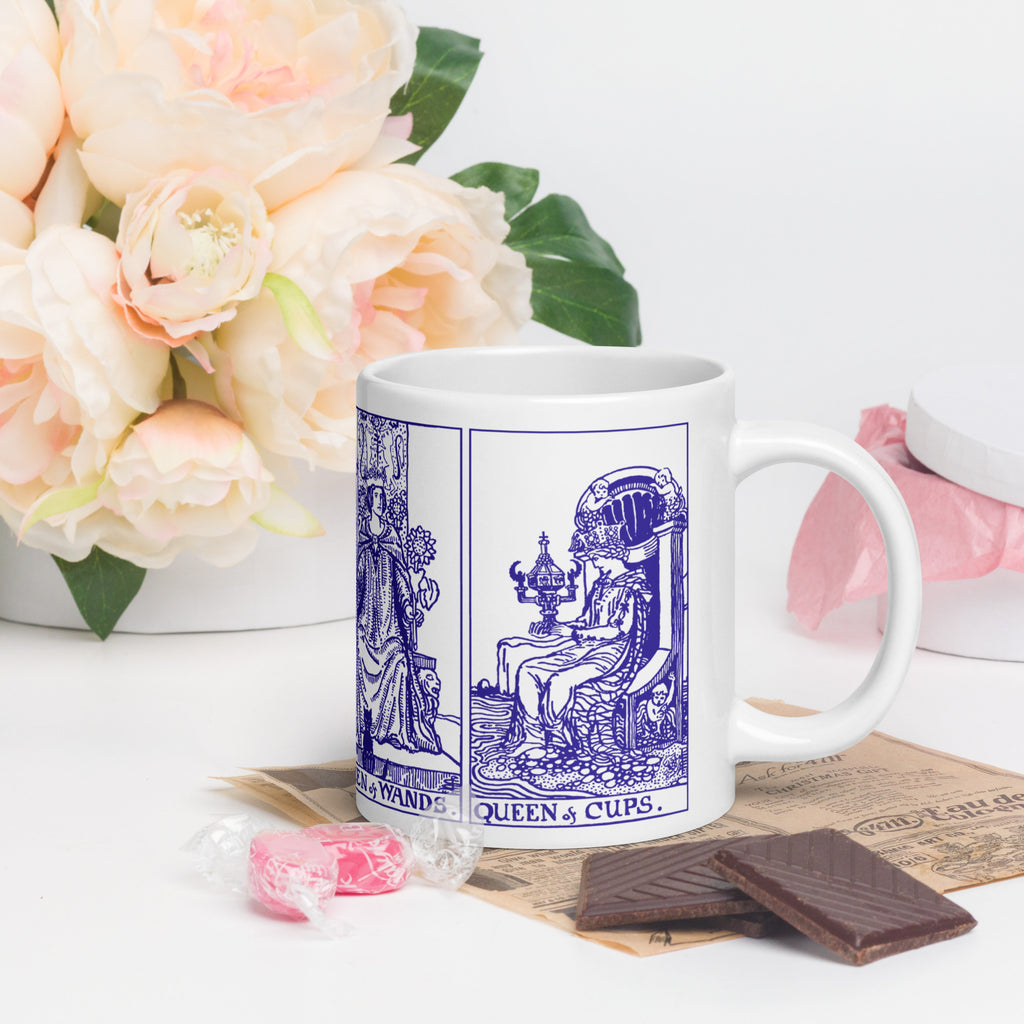 The Queens Tarot Cards 20 oz Coffee Mug