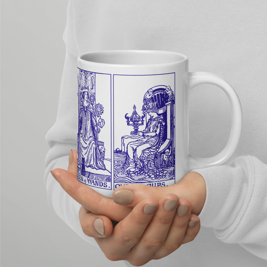 The Queens Tarot Cards 20 oz Coffee Mug