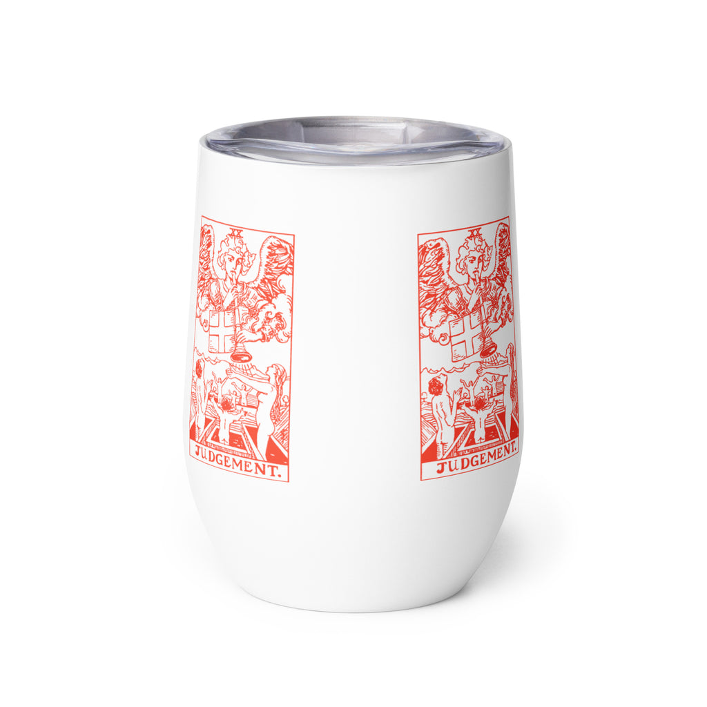 The Judgement Tarot Card 12 oz Insulated Tumbler