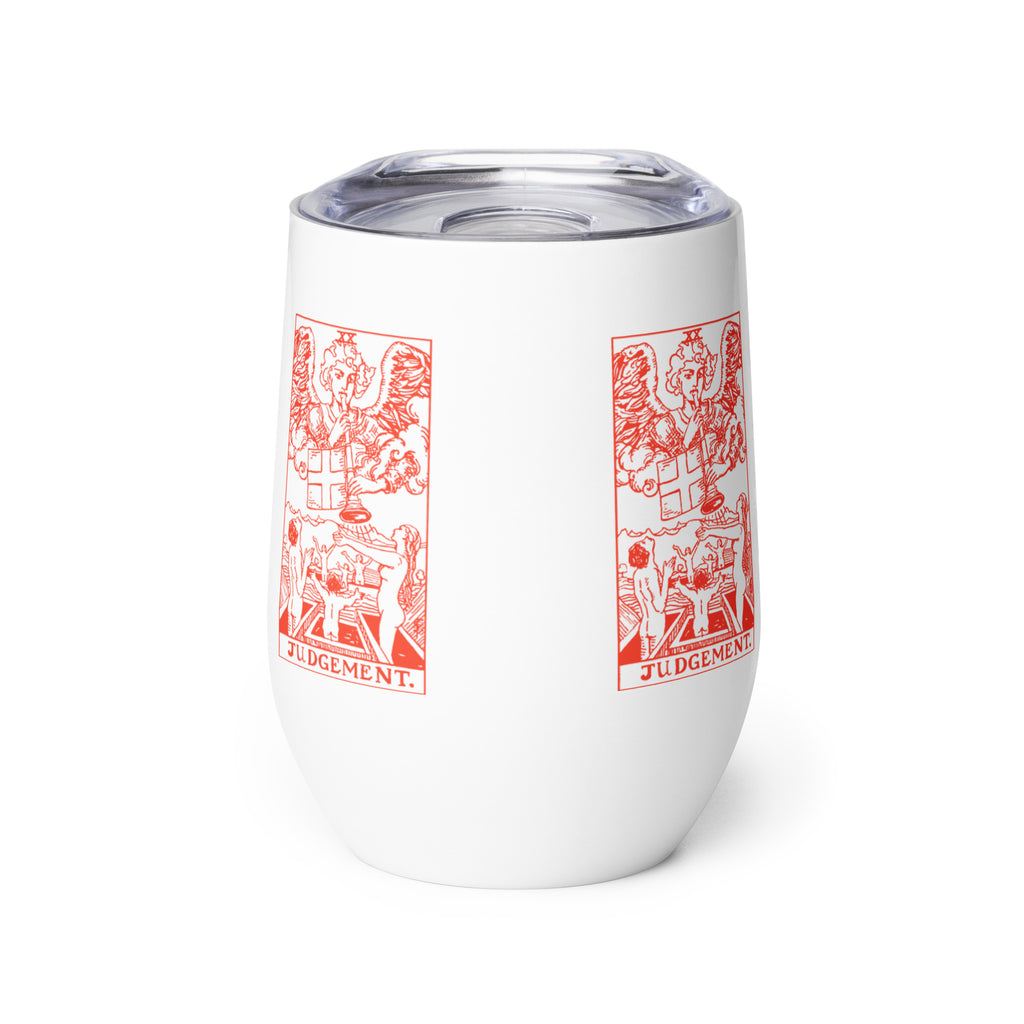 The Judgement Tarot Card 12 oz Insulated Tumbler