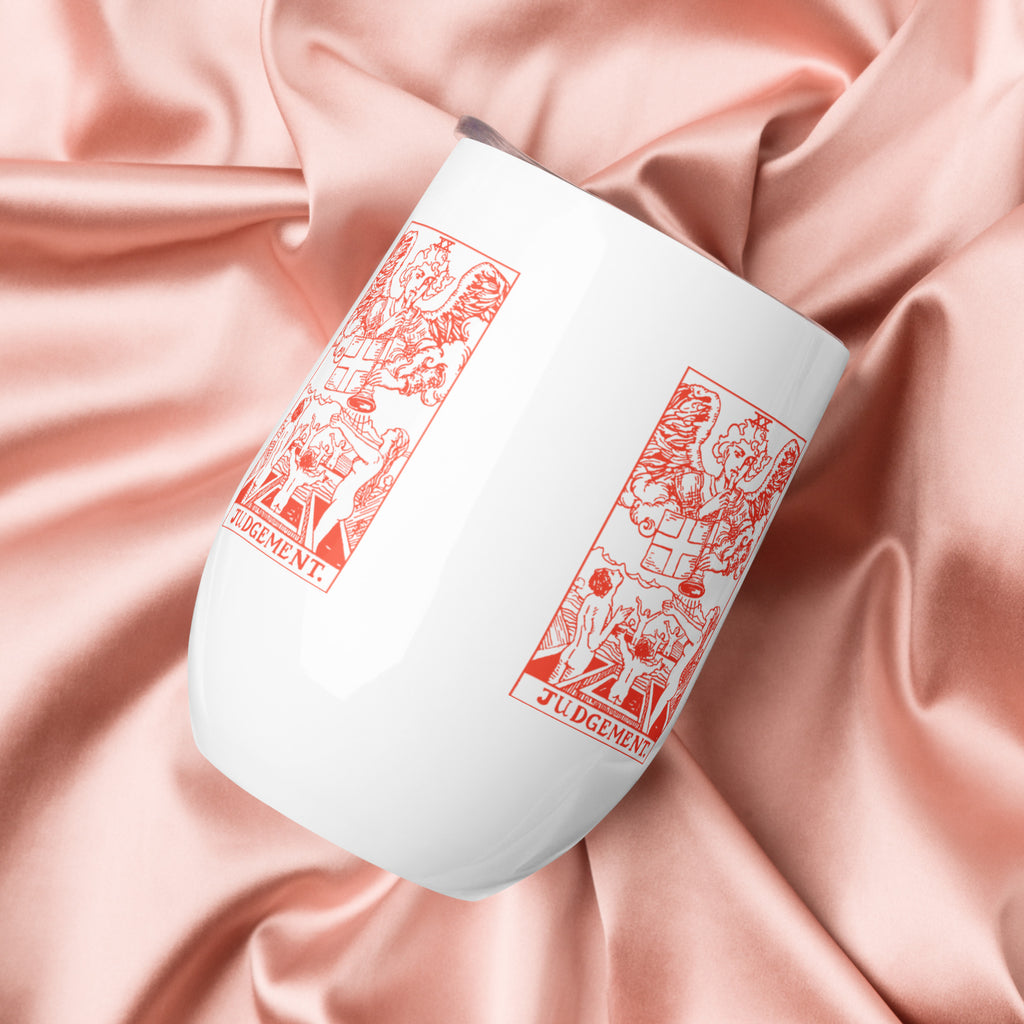 The Judgement Tarot Card 12 oz Insulated Tumbler
