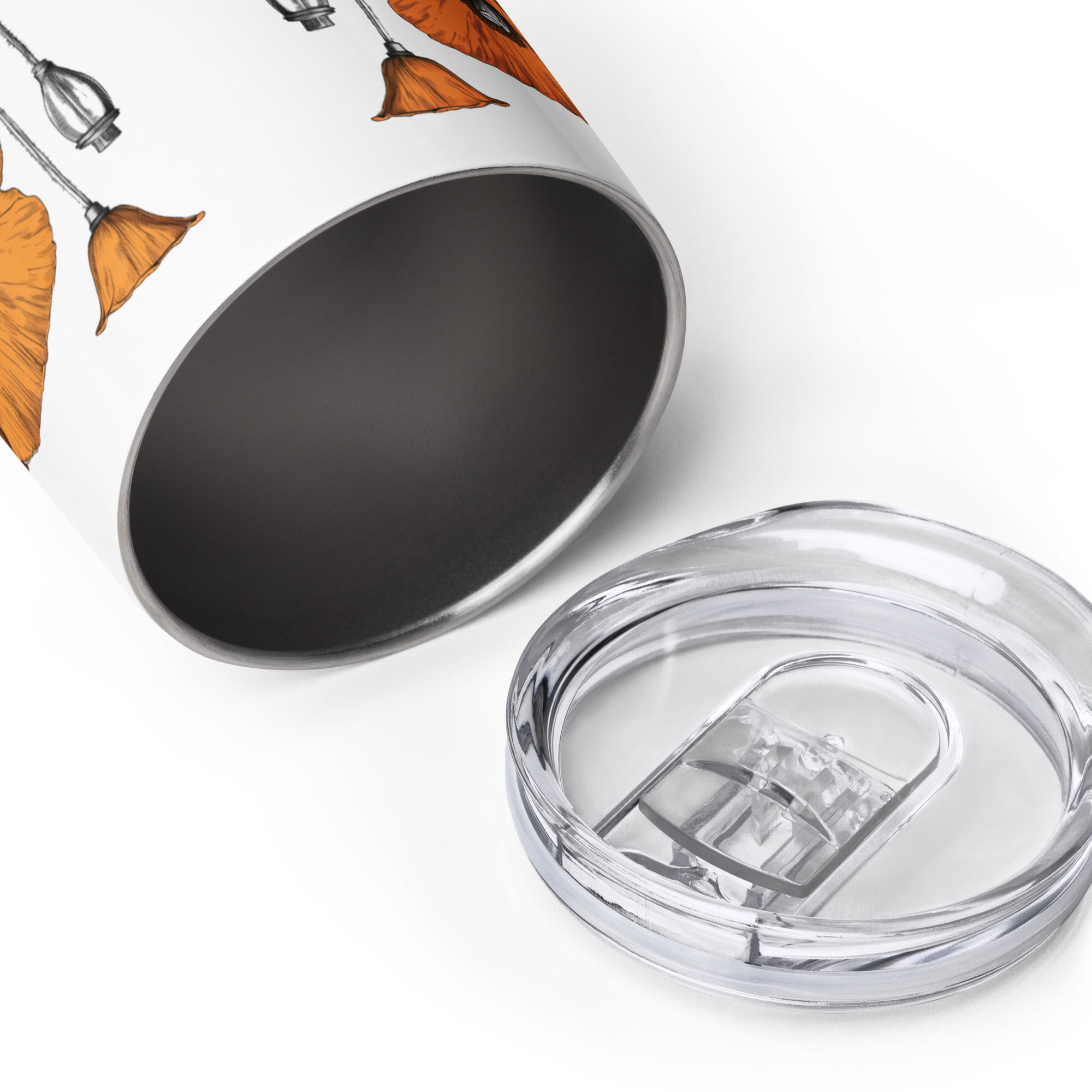 California Poppies 12 oz Insulated Tumbler