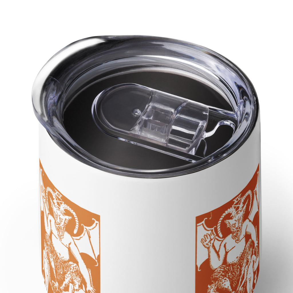 The Devil Tarot Card 12 oz Insulated Tumbler
