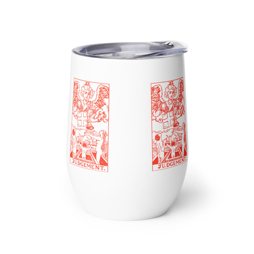 The Judgement Tarot Card 12 oz Insulated Tumbler