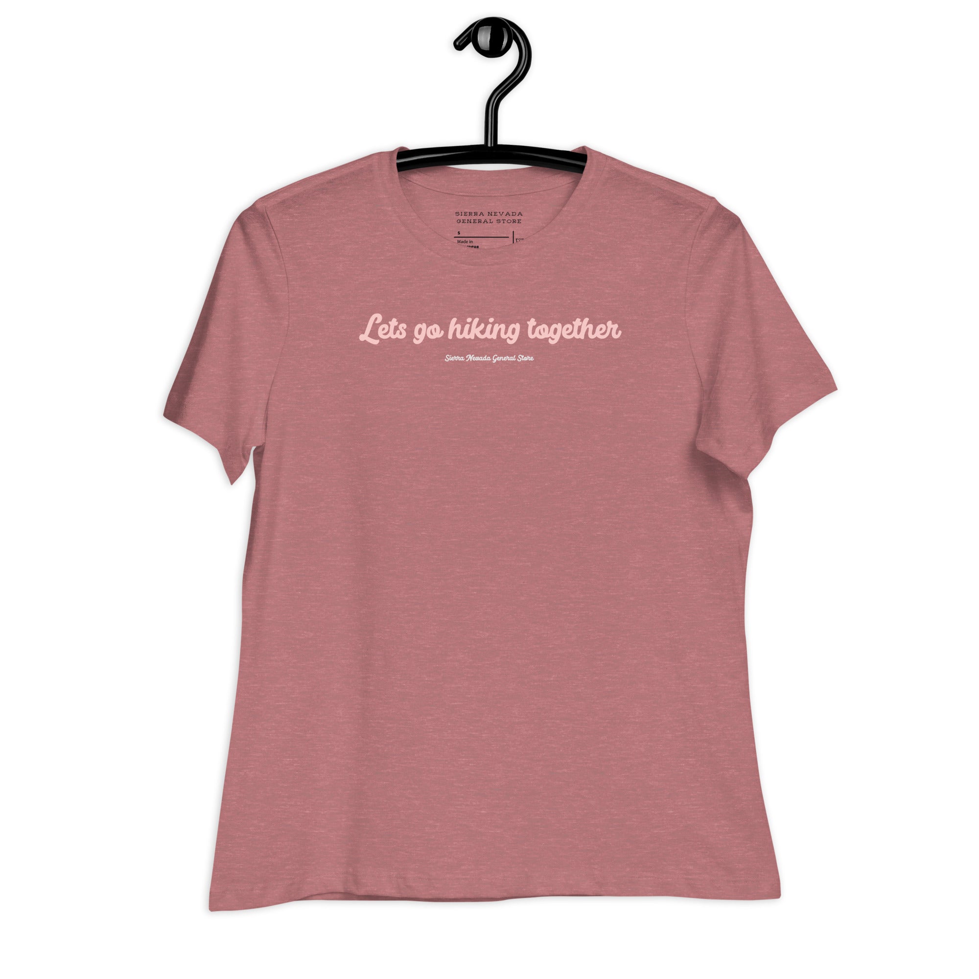 Hiking Together Ladies Fitted Tee