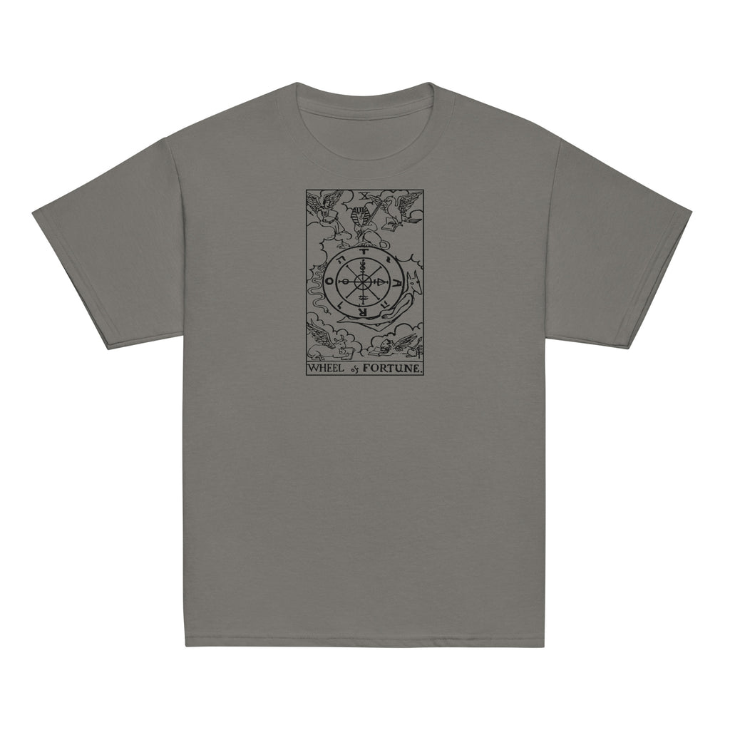 Wheel of Fortune Tarot Card Tee for Kids