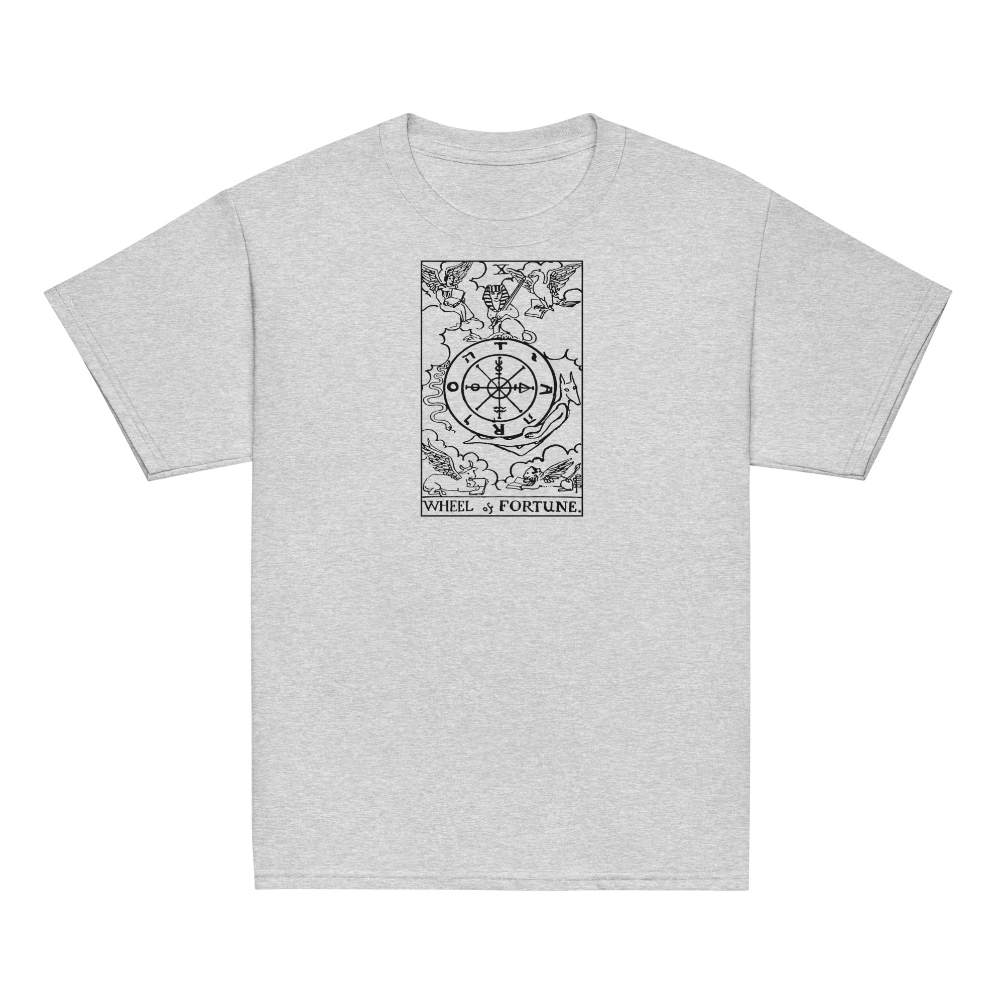 Wheel of Fortune Tarot Card Tee for Kids
