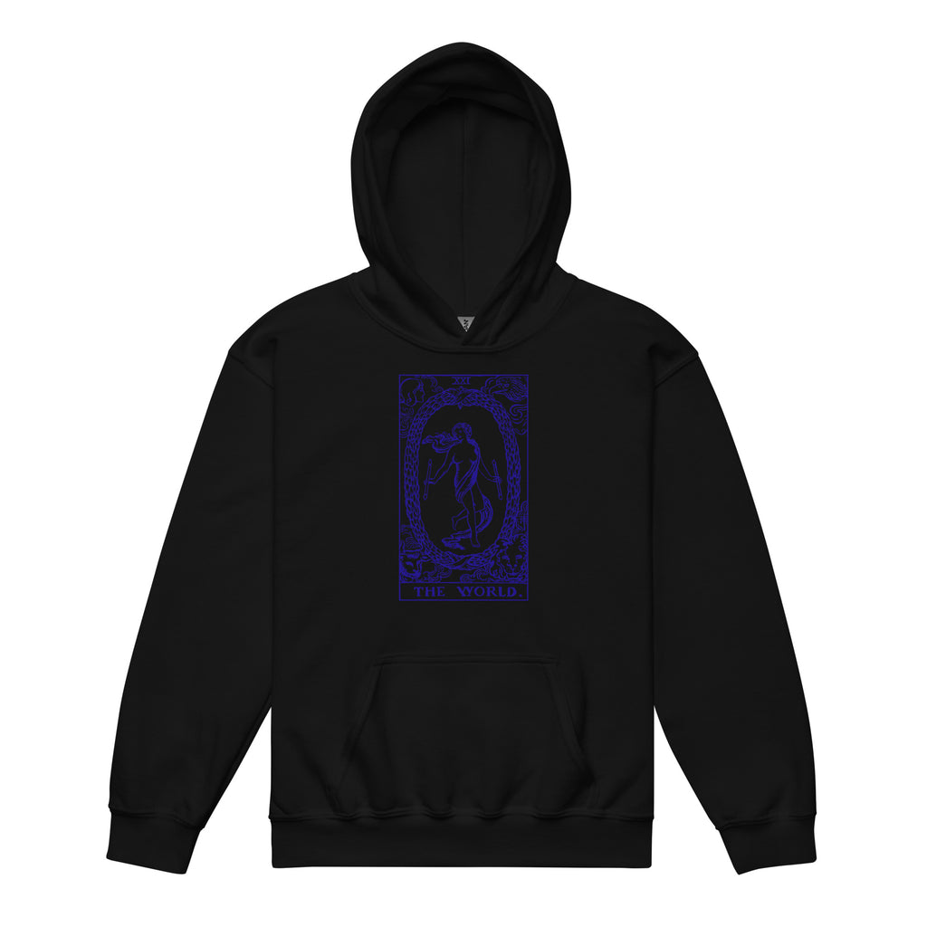 The World Tarot Card Hoodie for Kids