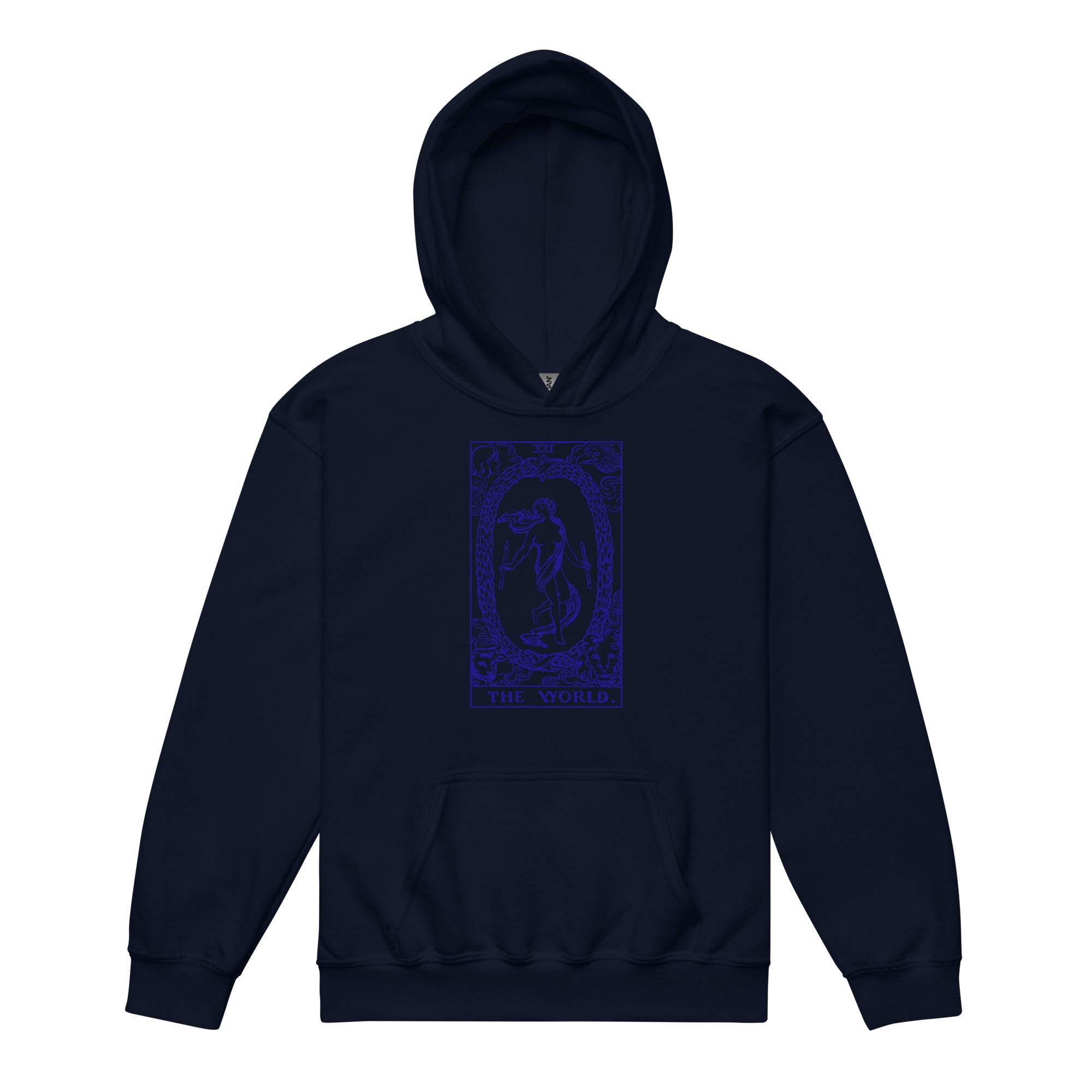 The World Tarot Card Hoodie for Kids